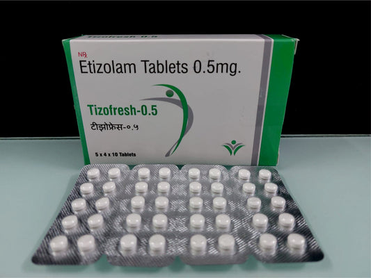 Etizolam 0.5 pack of {Rate of 10 Tab} by Dellwich