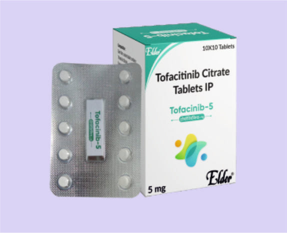 TOFACINIB 5 TABS 10'S ( Tofacitinib 5mg ) by Elder