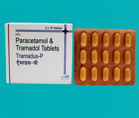 TRAMADUS-P TABS. 10x2x15 ( Paracetamol IP 325 mg Tramadol Hydrochloride 37.5 mg ) by Zydus