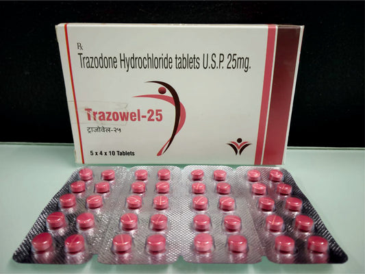 Trazodone Hcl 25 {Rate of 10 Tab} by Dellwich