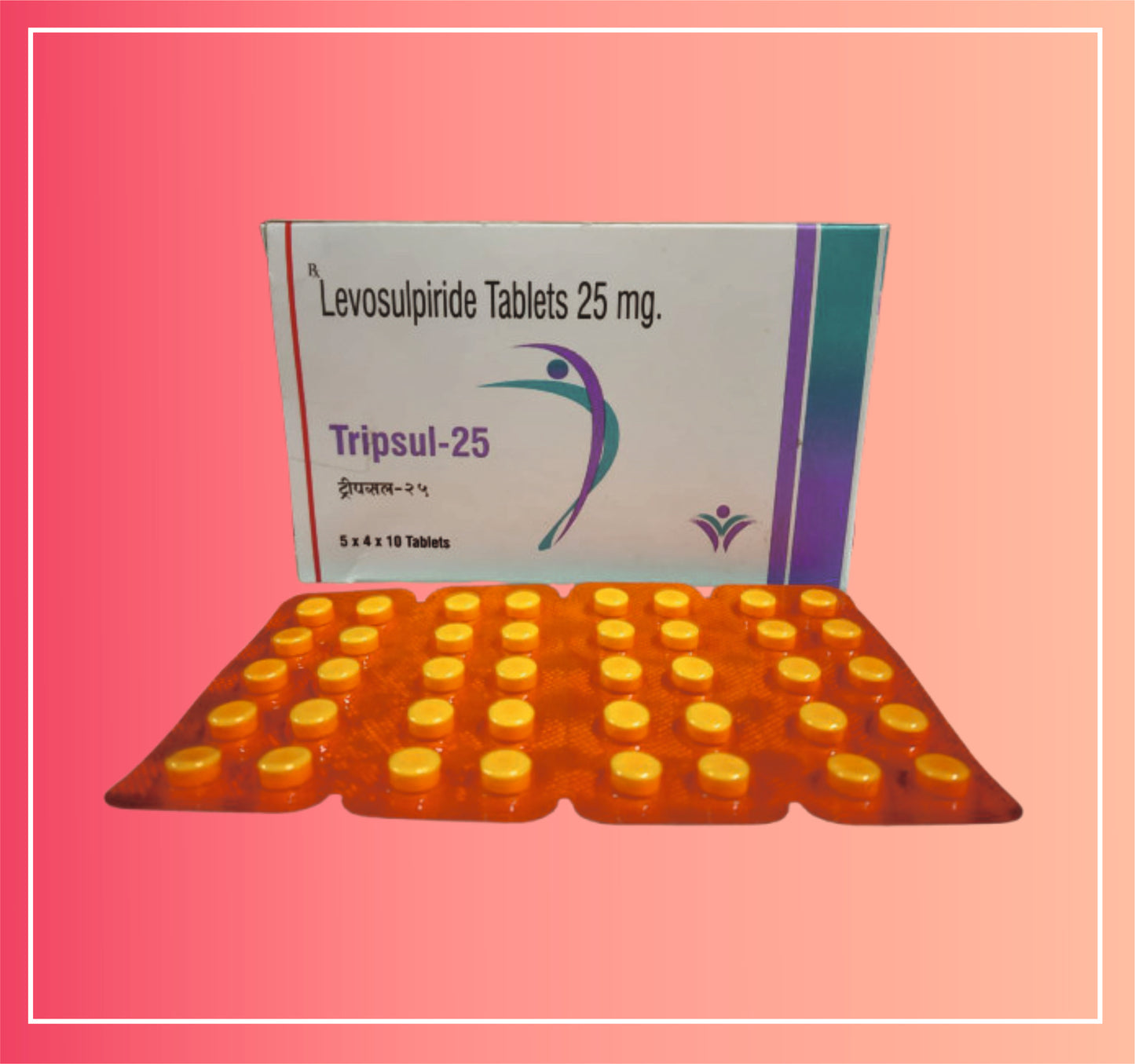 Levosulpiride 25  {Rate of 10 Tab} by Dellwich