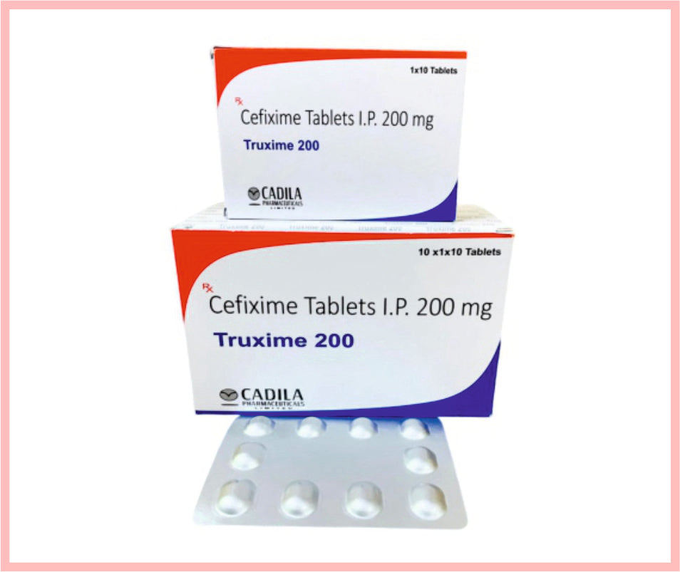 Truxime 200 Tab 20X10 T 10 T ( Cefixime 200Mg Tablet ) By Cadila