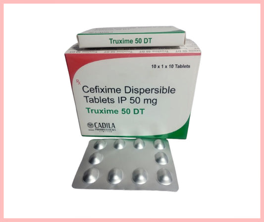 TRUXIME 50 DT  10 T ( Cefixime 50mg DT ) by Cadila