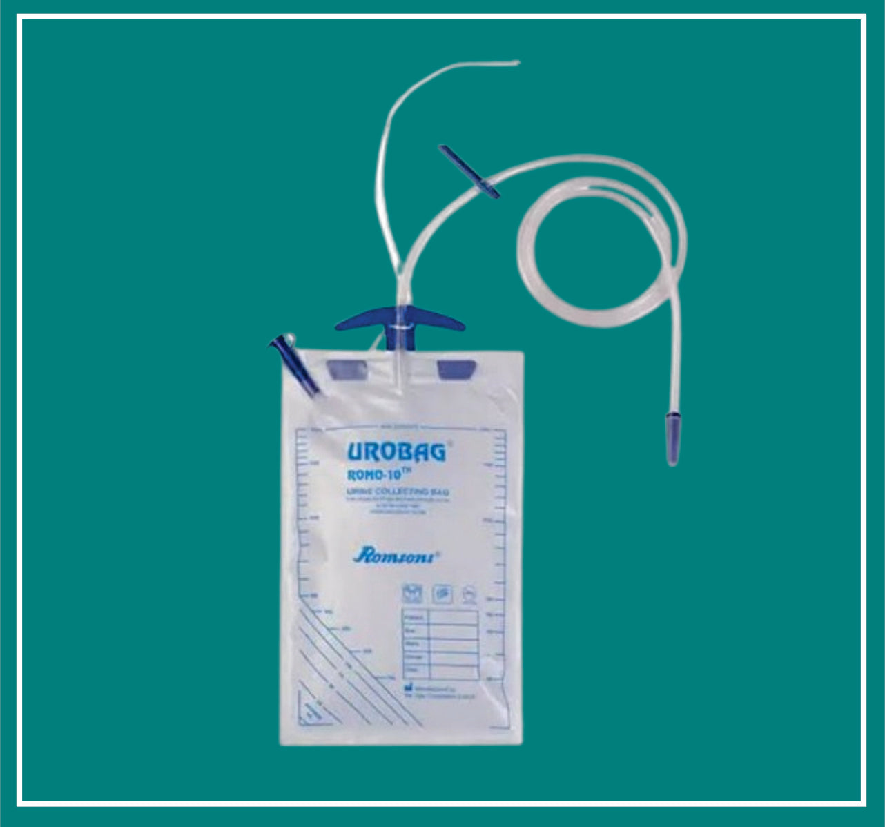 URINE COLLECTION BAG - URO BAG (ROMO-10) (Urine Collecting Bag) by Romson