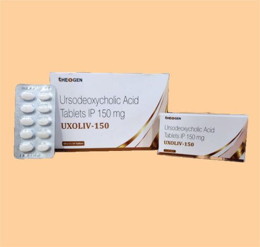 UXOLIV-150 (BLISTER) (10x1x10) Each Uncoated Tablet Contains: Ursodeoxycholic Acid IP 150mg by Theon