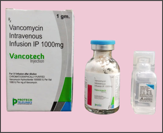 Vancomycin 1 Gm (20 ML) VANCOTECH-1000 by Protech
