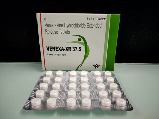 Venlafaxine Hcl 37.5 (Er) {Rate of 10 Tab} by Dellwich