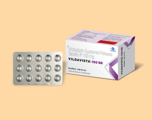 VILDAVISTA 100 SR TABLETS (15'S) ( Vildagliptin 100Mg Sr ) Alkem1