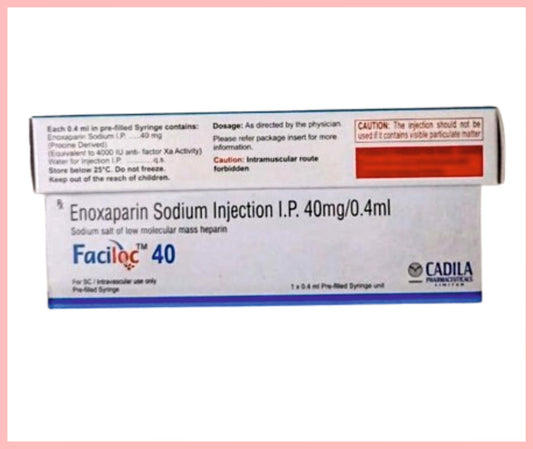 FACILOC 40MG  (Enoxaparin Sodium 40 mg ) by Cadila1