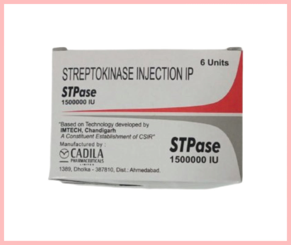 STPASE INJ. (Streptokinase 1500000 IU ) by Cadila1