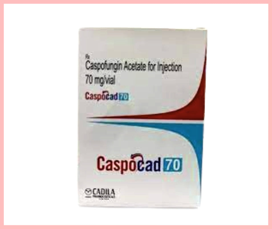 CASPOCAD 70MG INJECTION (Caspofungin 70 mg ) by Cadila1