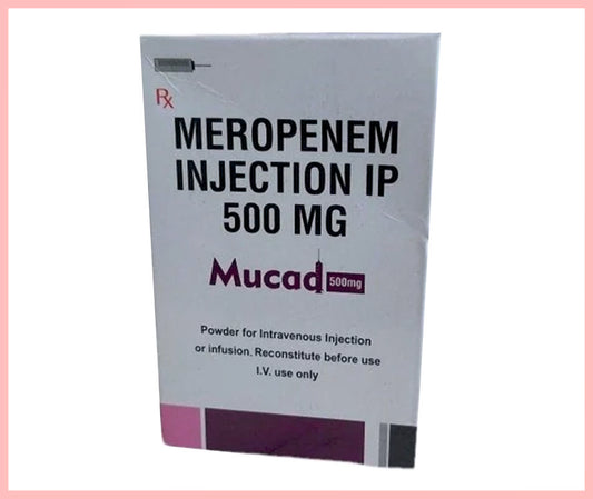 MUCAD 500MG INJ. (Meropenem 500 mg ) by Cadila1