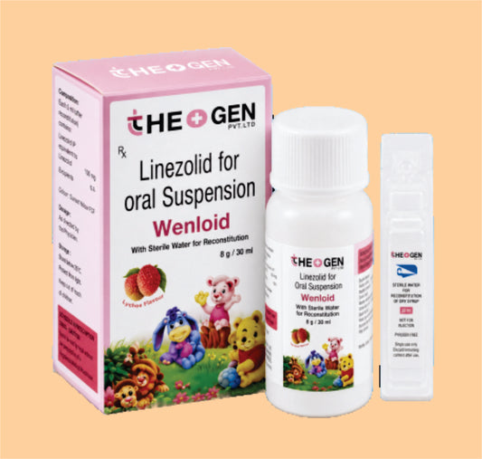 WENLOID D/S (30ml ) Each 5ml of reconstituted Susp. Contains: Linezolid IP 100mg by Theon