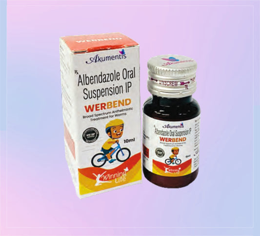 Werbend Susp (10Ml) 1x10ML Albendazole 200 Mg   by Akumentis