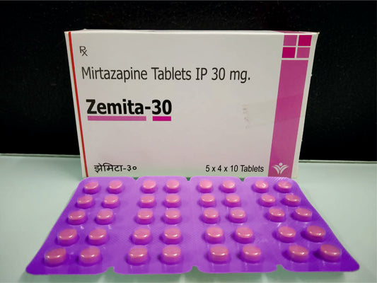 Mirtazapine 30  {Rate of 10 Tab} by Dellwich