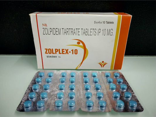 Zolpidem Tartrate 10mg {Rate of 10 Tab} by Dellwich