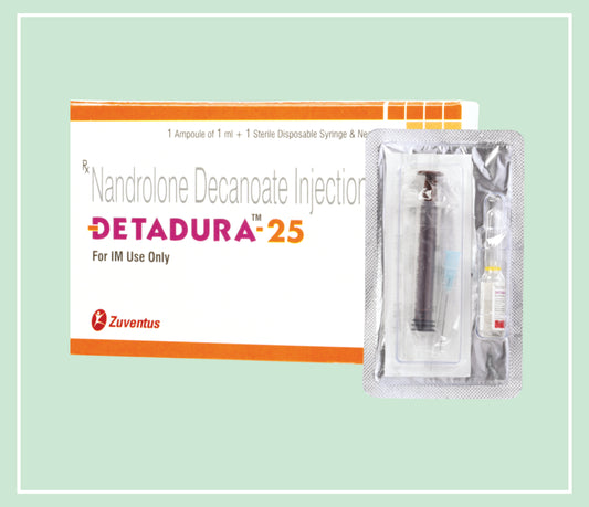 DETADURA 25 INJECTION (10x1x1ML) Nandrolone Decanoate 25 mg/ml by Zuventus