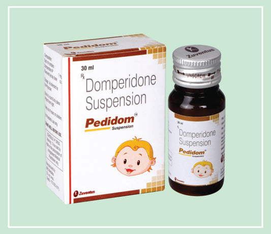Pedidom Suspension 30 Ml (18X1X30 Ml) Domperidone 1 Mg/Ml Susp By Zuventus