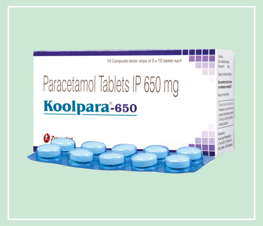 Koolpara - 650 Tablet (50X1X10 T) Paracetamol 650 Mg Tab By Zuventus