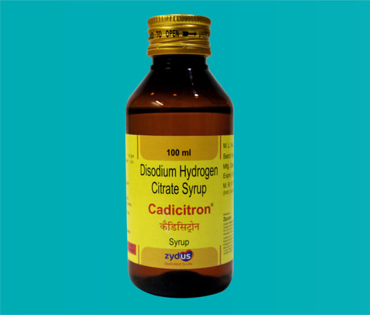 Cadicitron Syp.  100ml Disodium Hydrogen Citrate 1.4 Mg by zydus