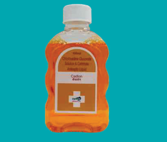 Cadlon 
(Antiseptic Liquid)  100ml. Chlorhexidine Gluconate 0.3% W/V + Cetrimide 0.6% W/V by zydus