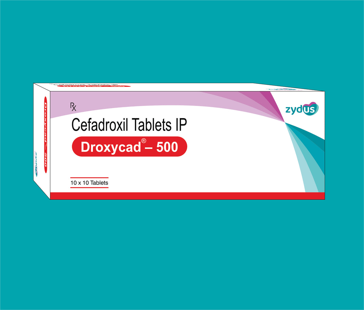 DROXYCAD-500 TAB. (10X10)Cefadroxil  500 Mg by Zydus