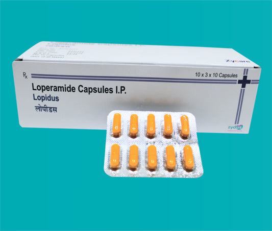 Lopidus Cap. 30X10 Loperamide Hydrochloride 2 Mg by zydus