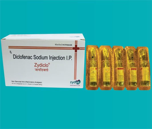 Zydiclo Inj.   3ml Diclofenac Sodium 25 Mg by zydus