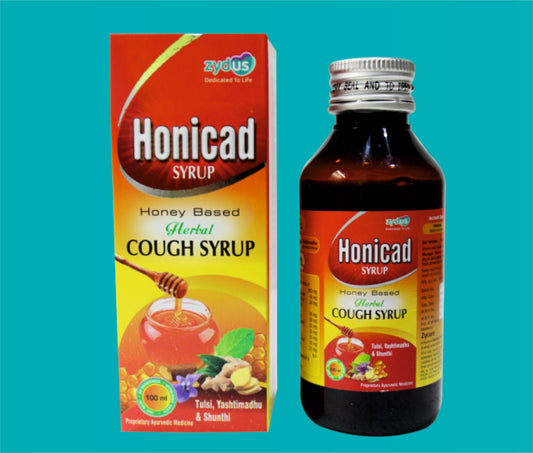 Honicad Cough Syrup  100ml Honey Cough Syrup by zydus