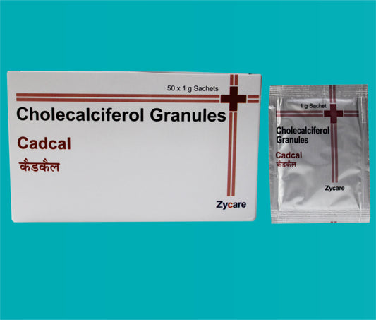 Cadcal Sachet  1gm Cholecalciferol 60000 Iu by zydus
