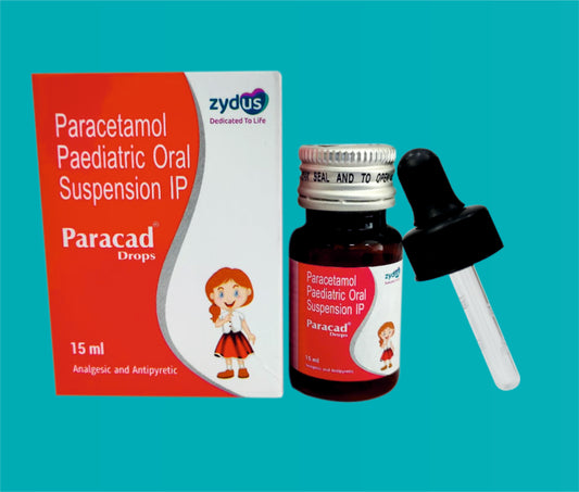 Paracad Drops- 15 ml 15ml. Paracetamol 100 Mg by zydus