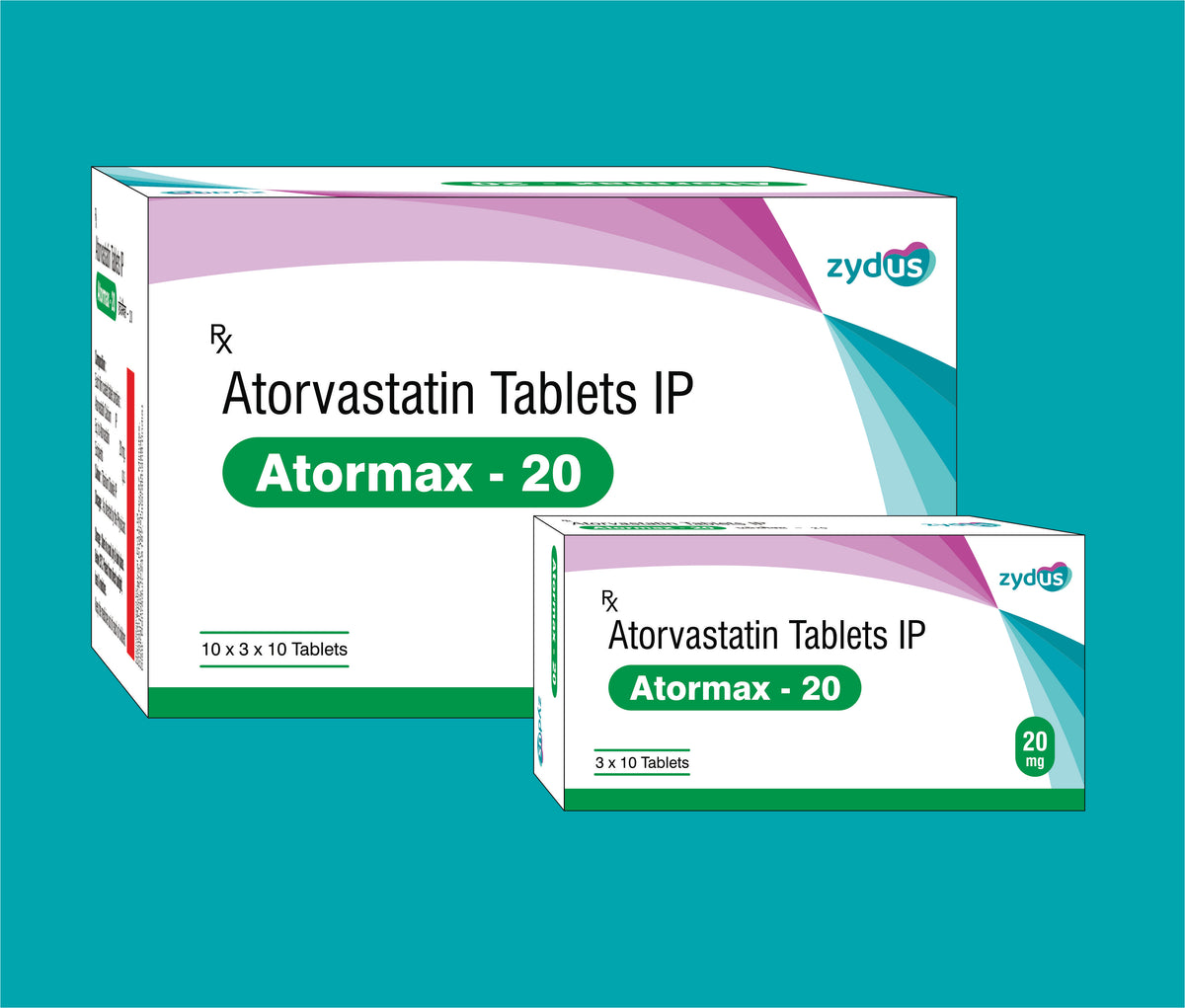 Atormax 20 (10X1X3X10)Atorvastatin 20 Mg by Zydus