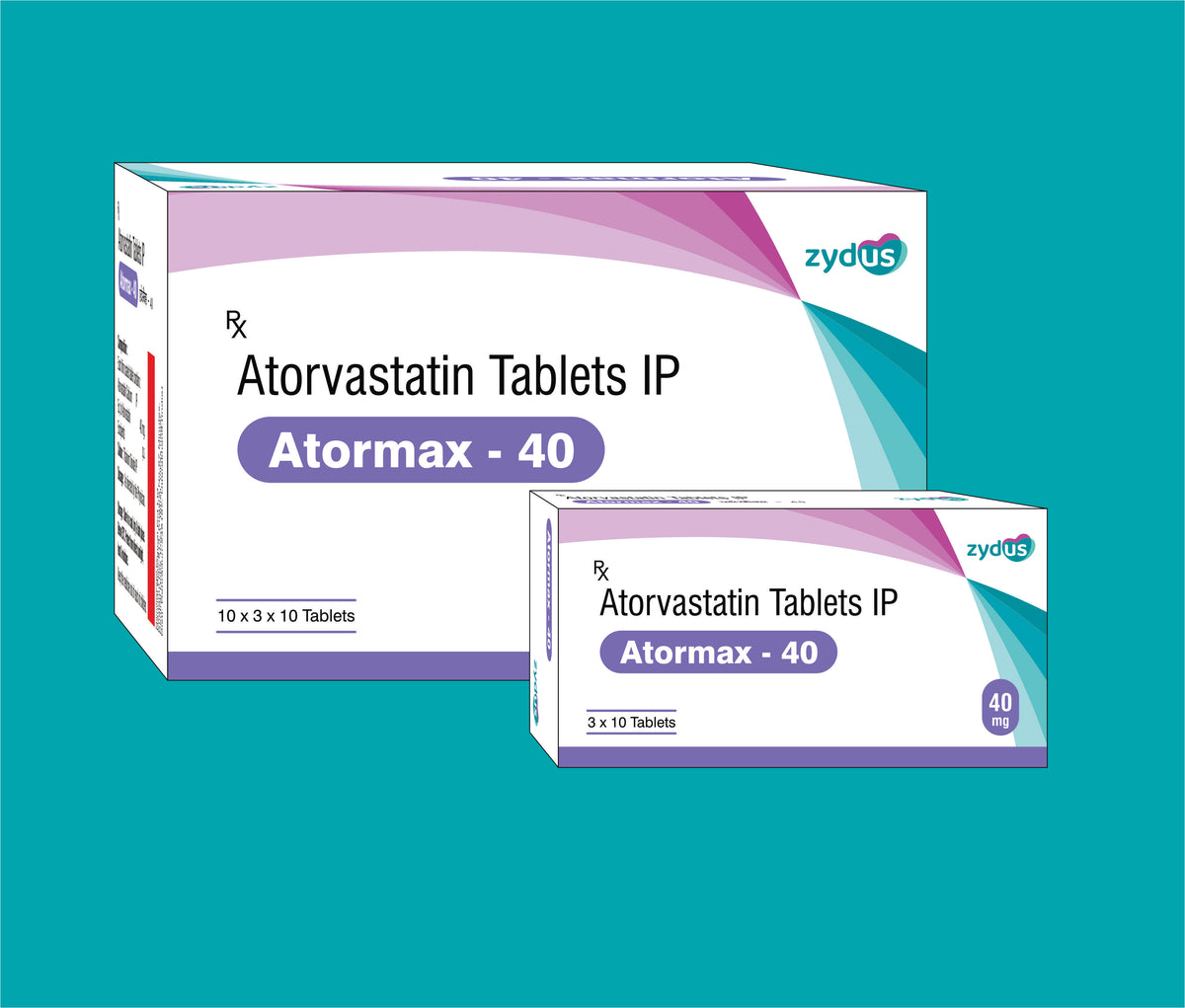 Atormax 40 (10X1X3X10)Atorvastatin 40 Mg by Zydus