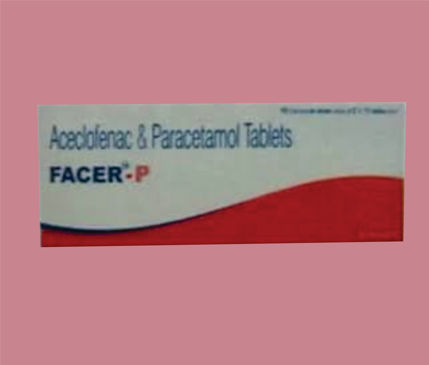 FACER-P Tablet (10x10) Aceclofenac + Paracetamol by Emcure
