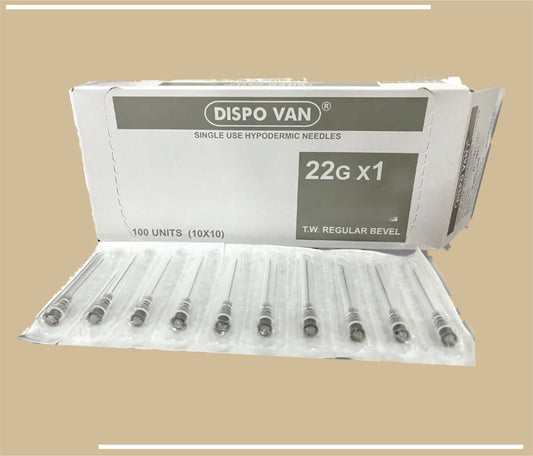 HYPODERMIC NEEDLE (22G) SOFT BLISTER by Nubeno