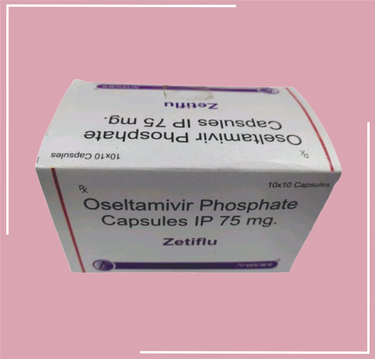 Zetiflu Cap 75 Mg (Oseltamavir 10X10 (Oseltamivir Phosphate 75 Mg Capsule by Arvincare