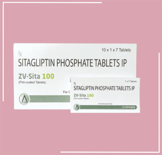Zv-Sita 100 Tab 10X7 (Sitagliptin 100 Mg Tablet by Arvincare